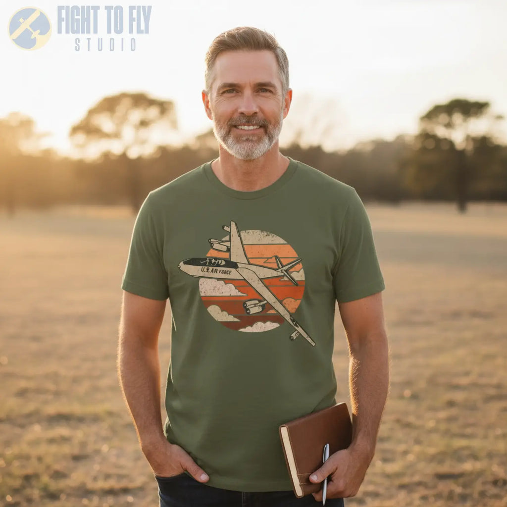 B-47 Stratojet Retro T-Shirt - Pilot gifts - WWII warbird t-shirt