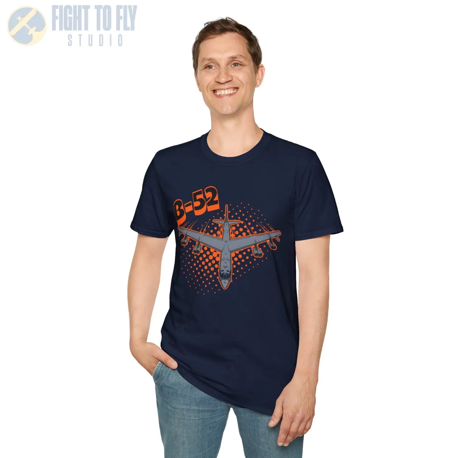 B-52 Stratofortress Comic Style T-Shirt - Pilot gifts - WWII warbird t-shirt