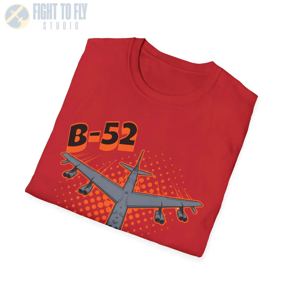 B-52 Stratofortress Comic Style T-Shirt - Pilot gifts - WWII warbird t-shirt