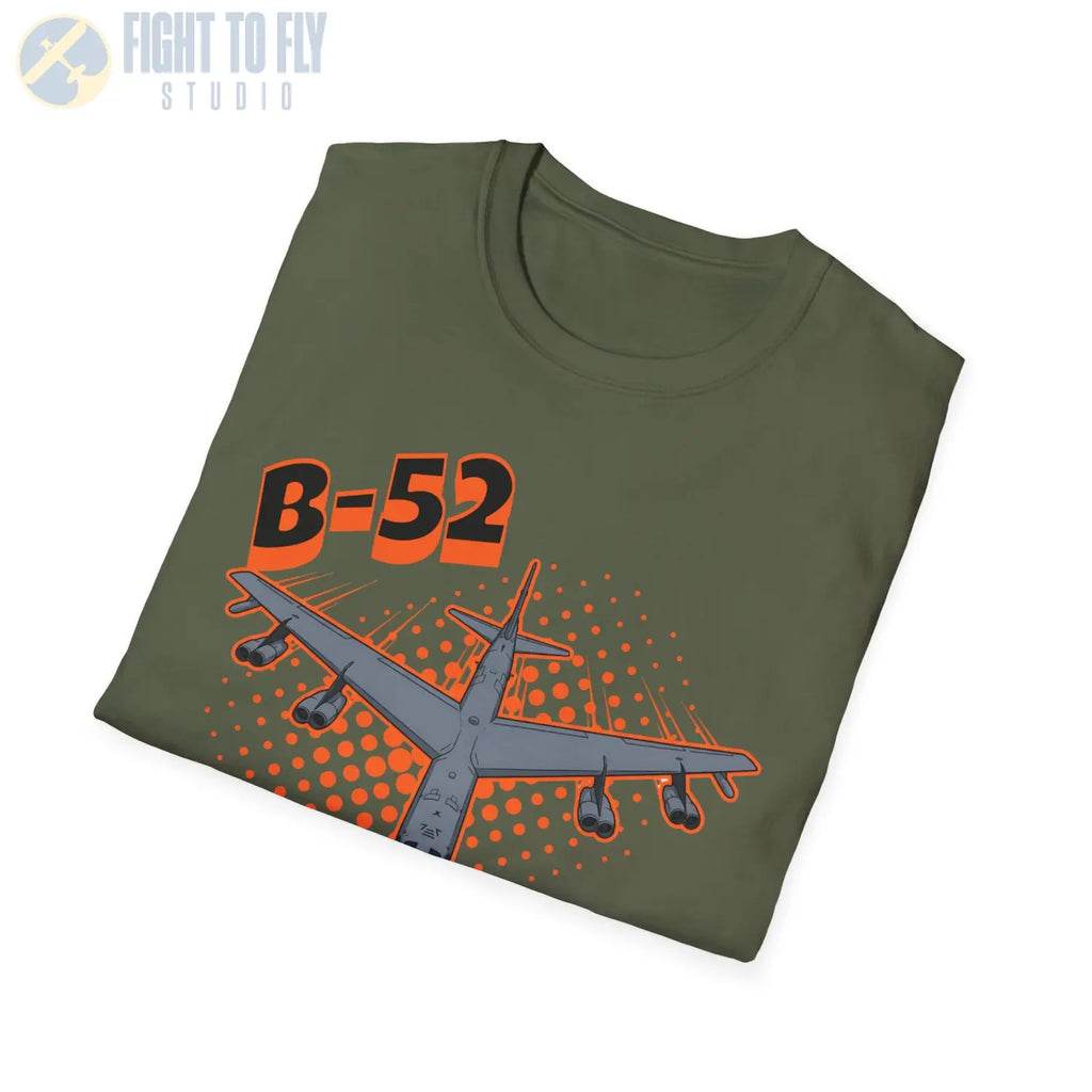 B-52 Stratofortress Comic Style T-Shirt - Pilot gifts - WWII warbird t-shirt