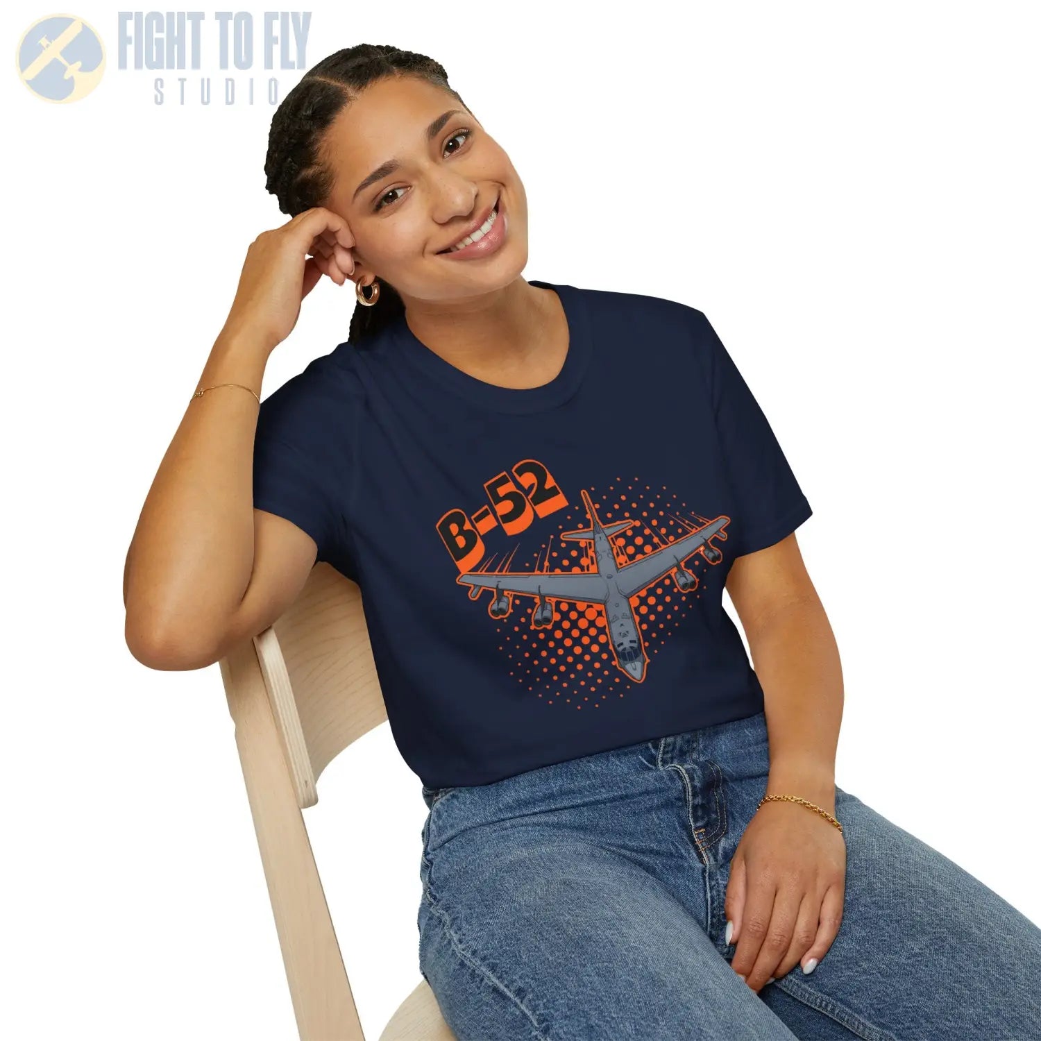B-52 Stratofortress Comic Style T-Shirt - Pilot gifts - WWII warbird t-shirt