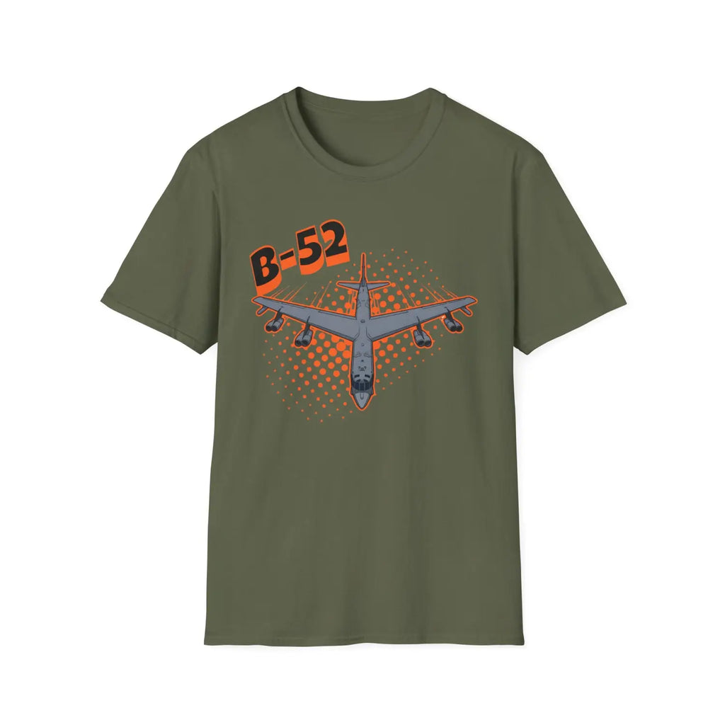 B-52 Stratofortress Comic Style T-Shirt - Pilot gifts - WWII warbird t-shirt