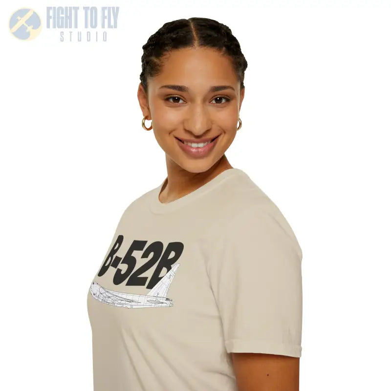 B-52B Side Profile T-Shirt – Early Cold War Bomber Tee - Pilot gifts - WWII warbird t-shirt