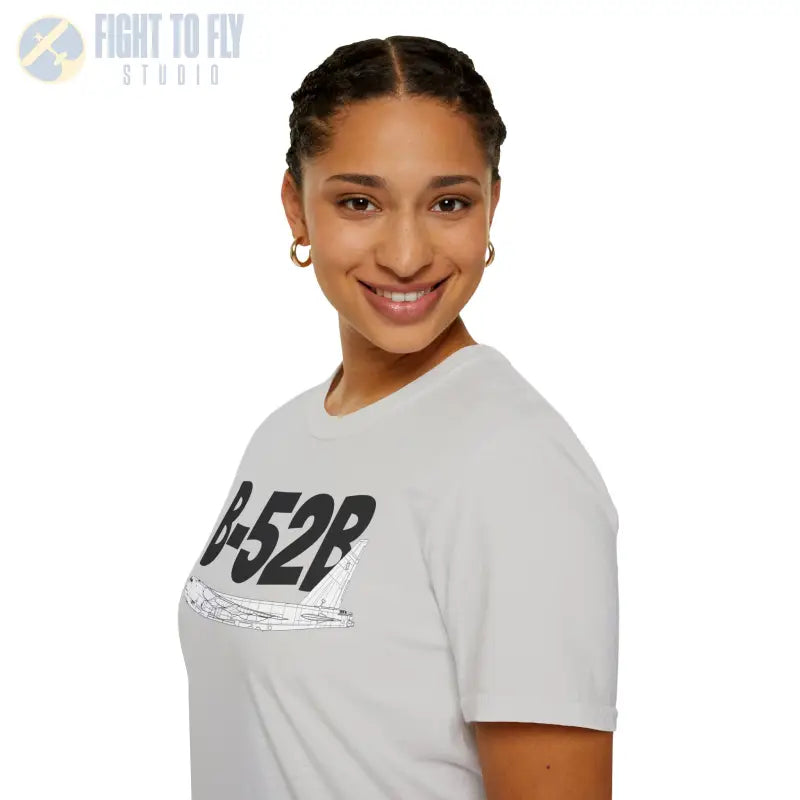 B-52B Side Profile T-Shirt – Early Cold War Bomber Tee - Pilot gifts - WWII warbird t-shirt