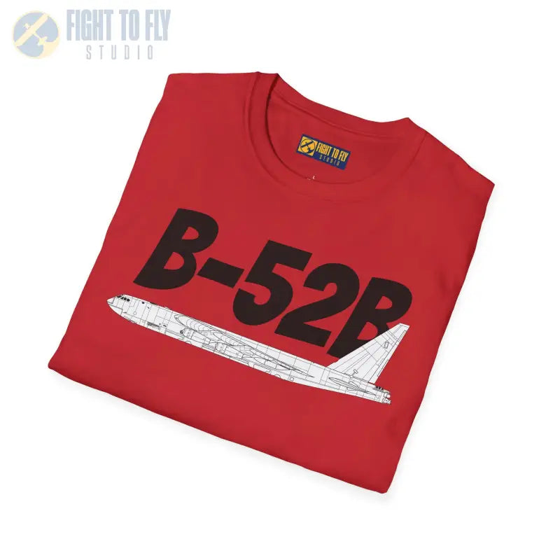 B-52B Side Profile T-Shirt – Early Cold War Bomber Tee - Pilot gifts - WWII warbird t-shirt