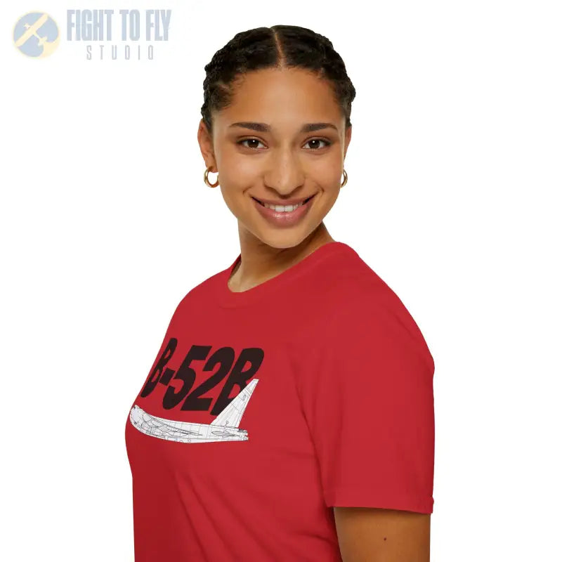 B-52B Side Profile T-Shirt – Early Cold War Bomber Tee - Pilot gifts - WWII warbird t-shirt