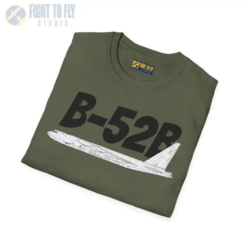 B-52B Side Profile T-Shirt – Early Cold War Bomber Tee - Pilot gifts - WWII warbird t-shirt