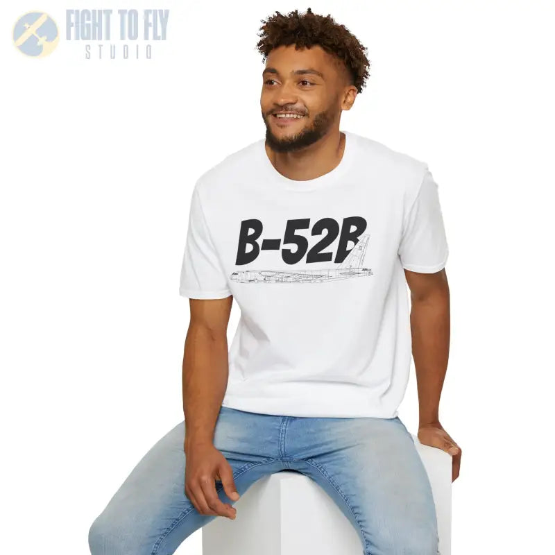 B-52B Side Profile T-Shirt – Early Cold War Bomber Tee - Pilot gifts - WWII warbird t-shirt