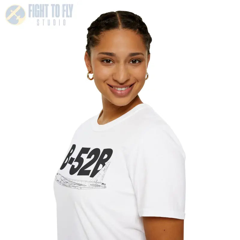 B-52B Side Profile T-Shirt – Early Cold War Bomber Tee - Pilot gifts - WWII warbird t-shirt