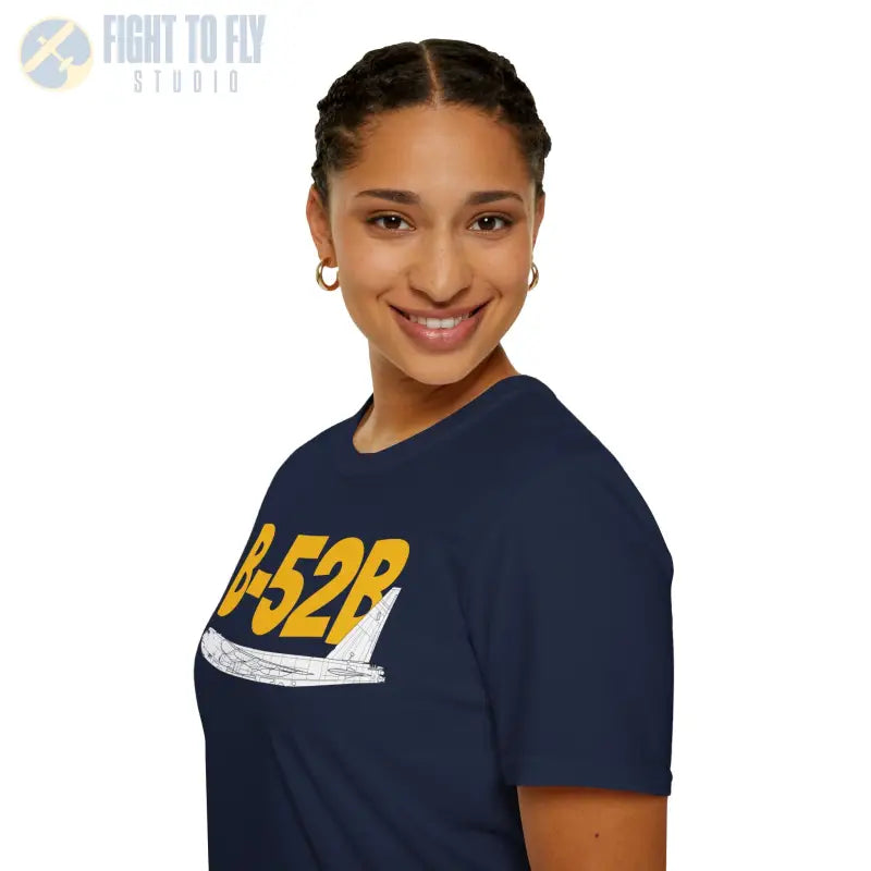 B-52B Side Profile T-Shirt – Early Cold War Bomber Tee - Pilot gifts - WWII warbird t-shirt