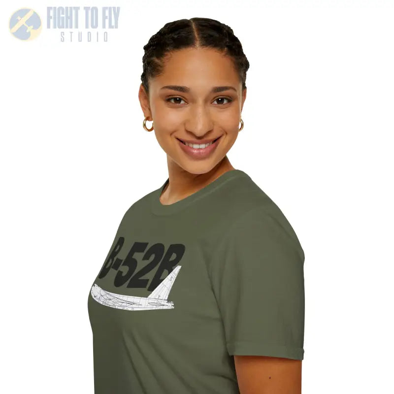 B-52B Side Profile T-Shirt – Early Cold War Bomber Tee - Pilot gifts - WWII warbird t-shirt