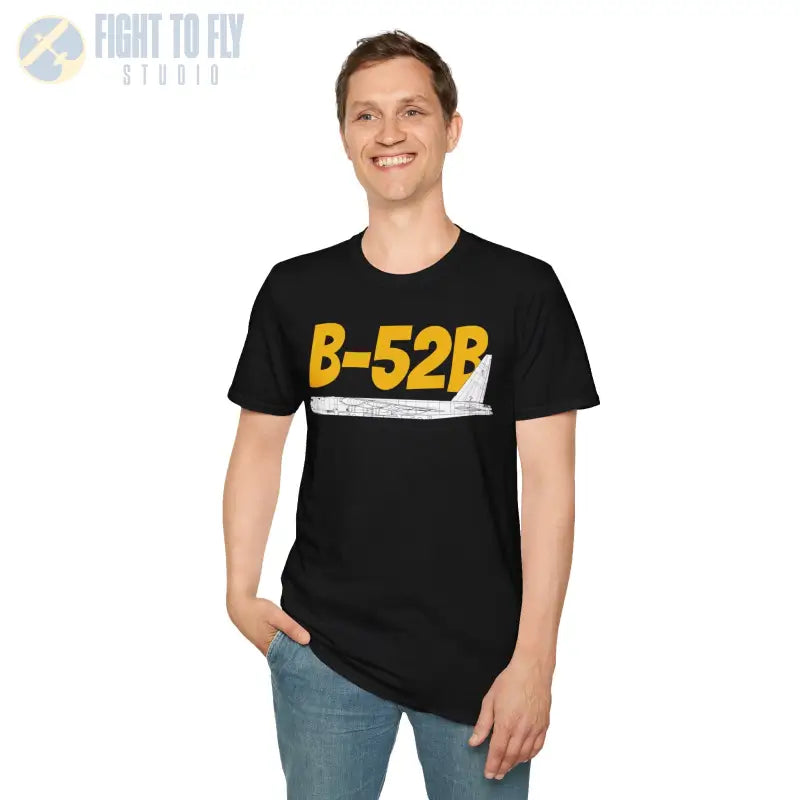 B-52B Side Profile T-Shirt – Early Cold War Bomber Tee - Pilot gifts - WWII warbird t-shirt