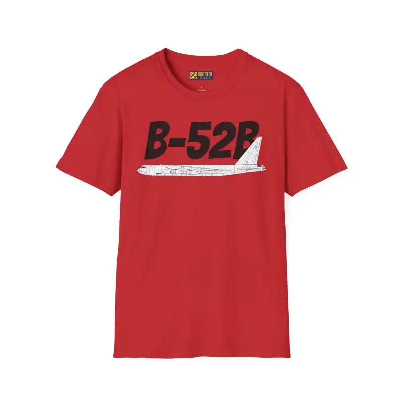 B-52B Side Profile T-Shirt – Early Cold War Bomber Tee - Pilot gifts - WWII warbird t-shirt
