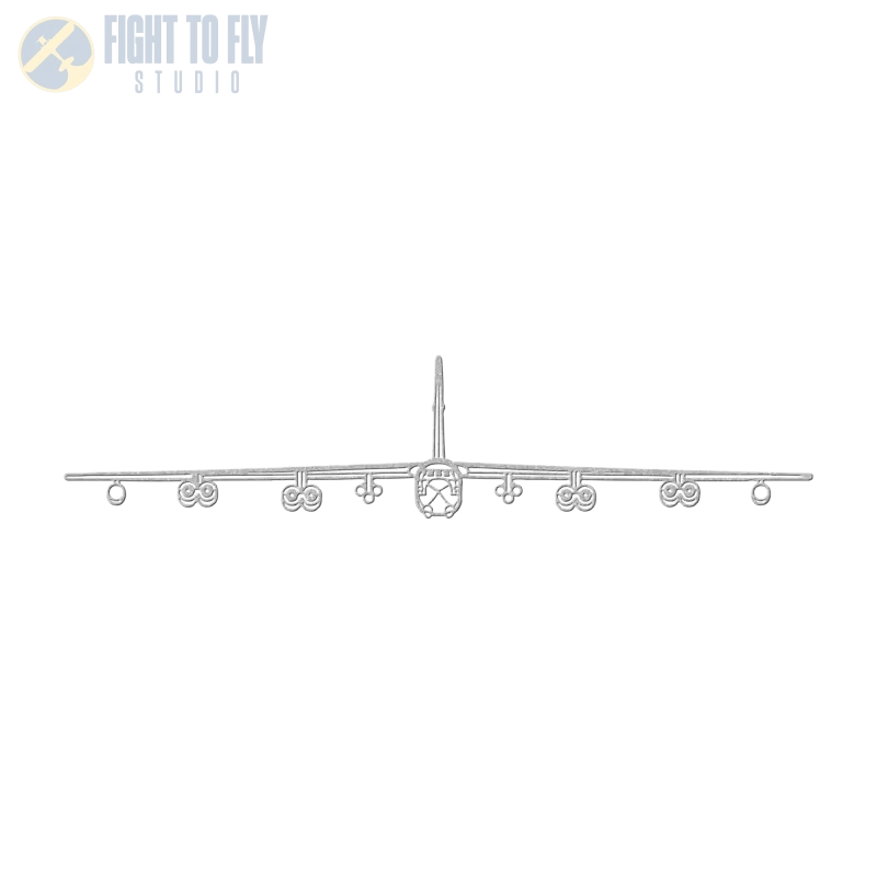B-52H Die Cut Metal Wall Art - Sign - Pilot gifts - WWII warbird t-shirt