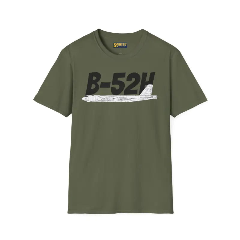 B-52H Side Profile T-Shirt – Long-Range Strategic Bomber Tee - Pilot gifts - WWII warbird t-shirt