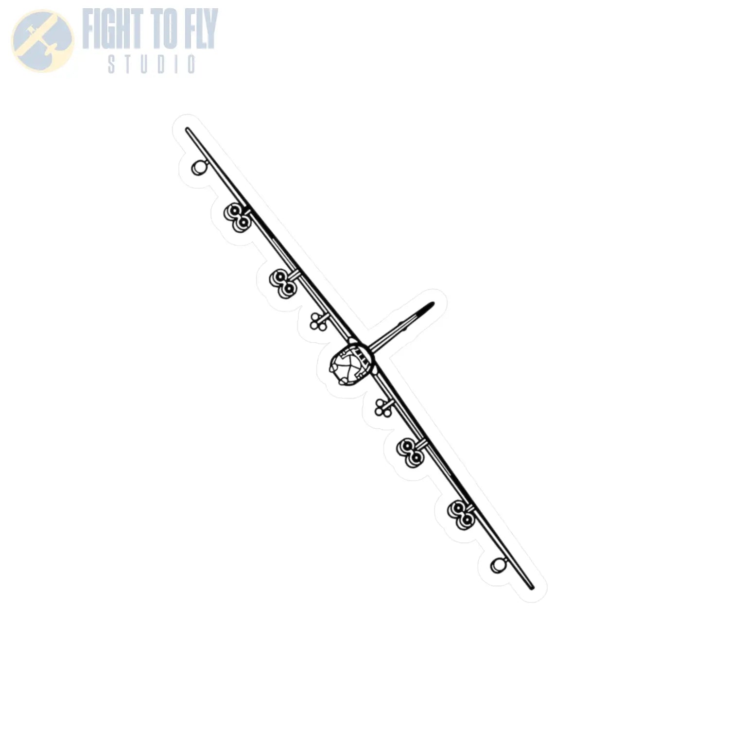 B-52H Stratofortress Kiss-Cut Vinyl Decal - Paper products - Pilot gifts - WWII warbird t-shirt