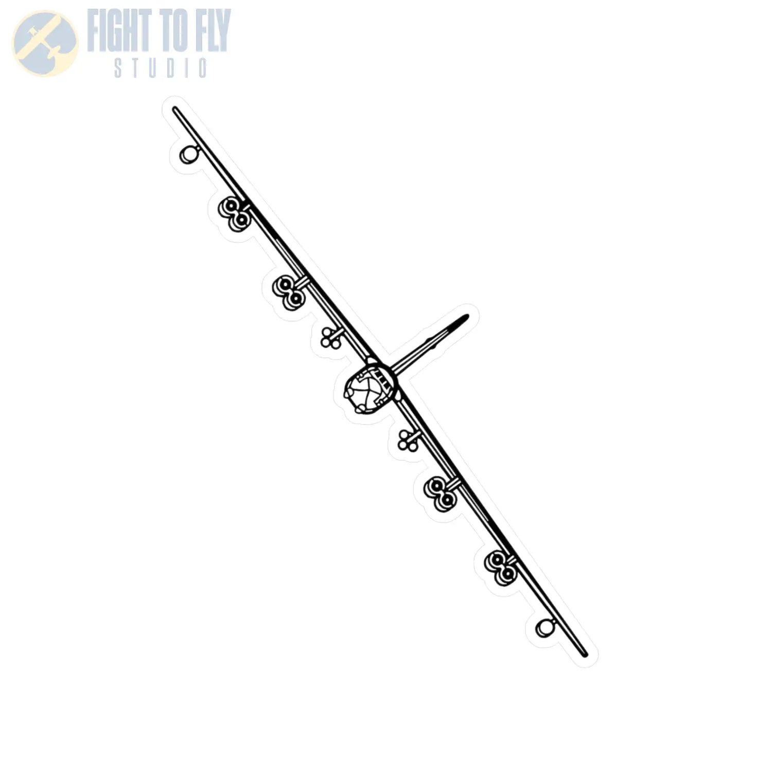 B-52H Stratofortress Kiss-Cut Vinyl Decal - Paper products - Pilot gifts - WWII warbird t-shirt