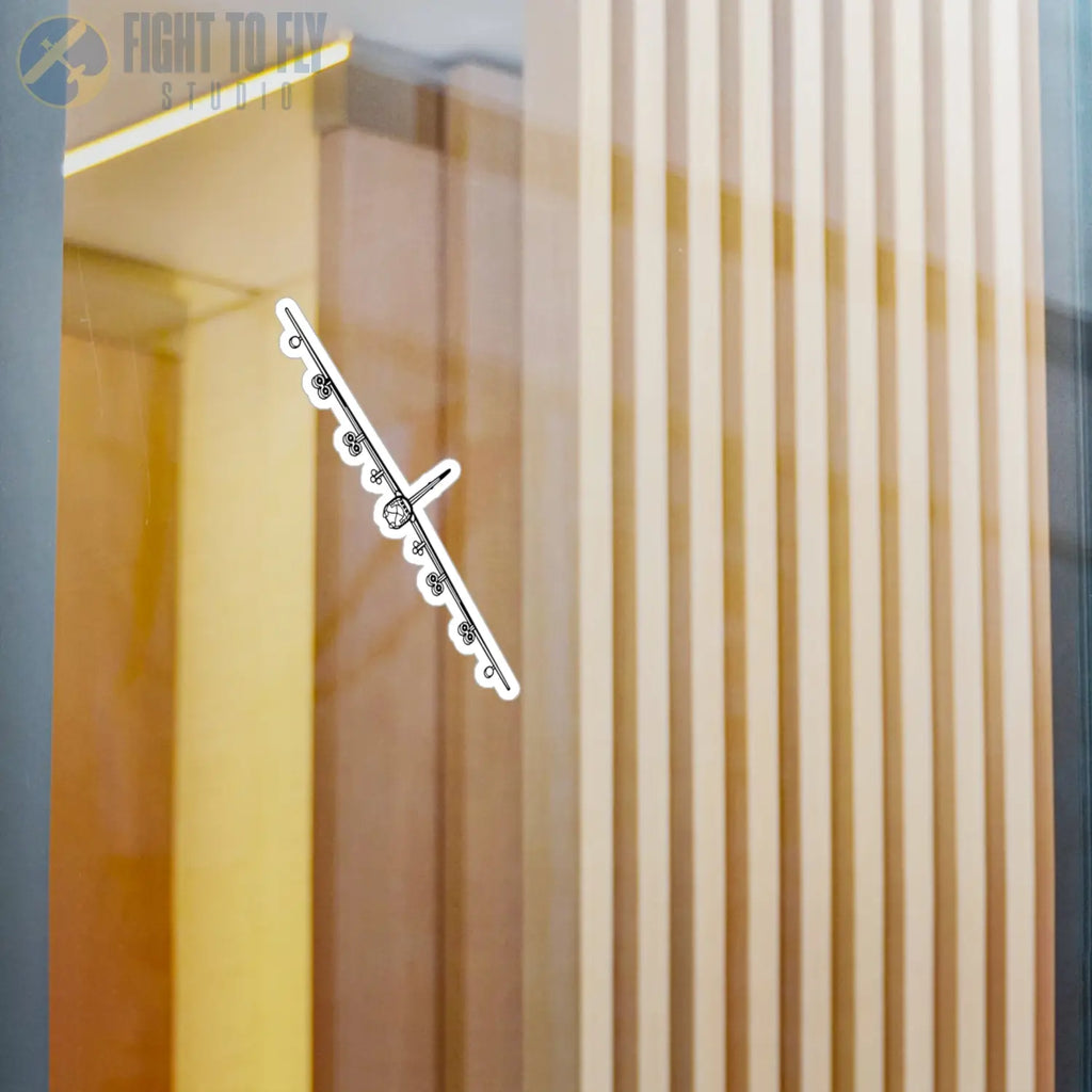 B-52H Stratofortress Kiss-Cut Vinyl Decal - Paper products - Pilot gifts - WWII warbird t-shirt