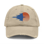 B-58 Hustler Distressed Hat (Embroidery) - Hats - Pilot gifts - WWII warbird t-shirt