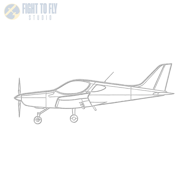 B23 Turbo Die Cut Wall Art - Metal Sign - Pilot gifts - WWII warbird t-shirt