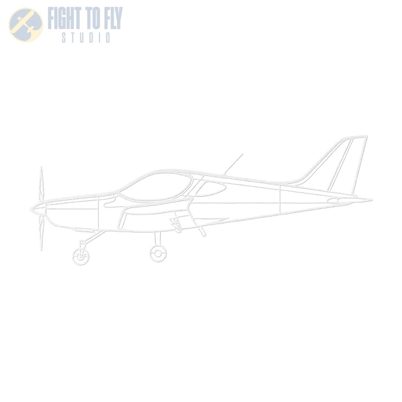 B23 Turbo Die Cut Wall Art - Metal Sign - Pilot gifts - WWII warbird t-shirt