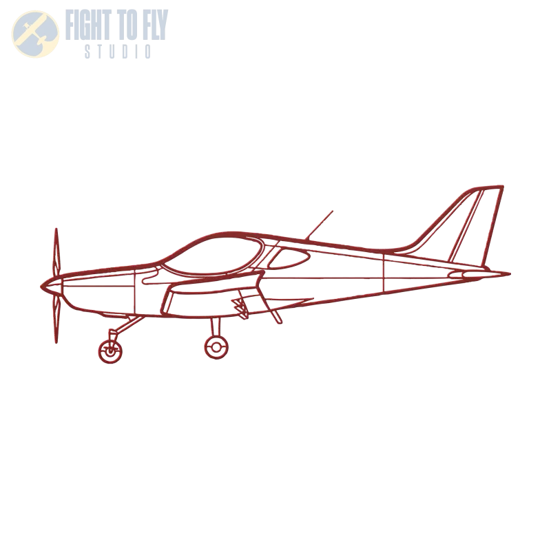 B23 Turbo Die Cut Wall Art - Metal Sign - Pilot gifts - WWII warbird t-shirt