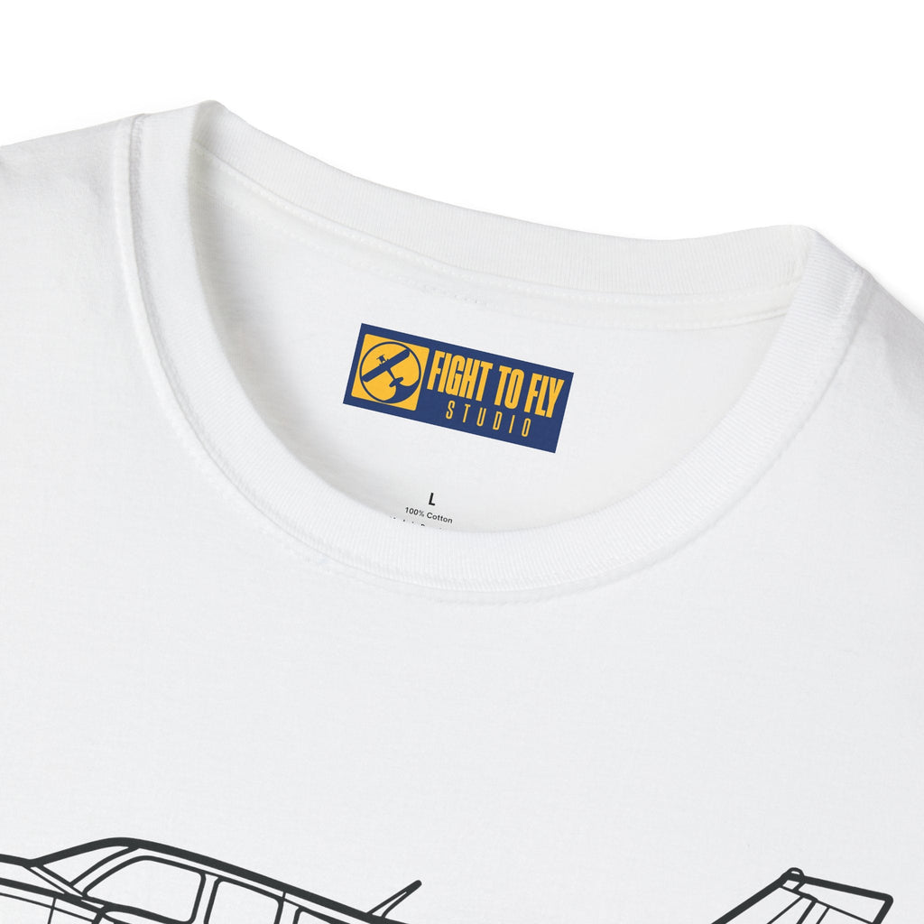 B55 Baron T-Shirt – Classic Twin-Engine Beech Tee - Gifts for pilots - Aviation apparel