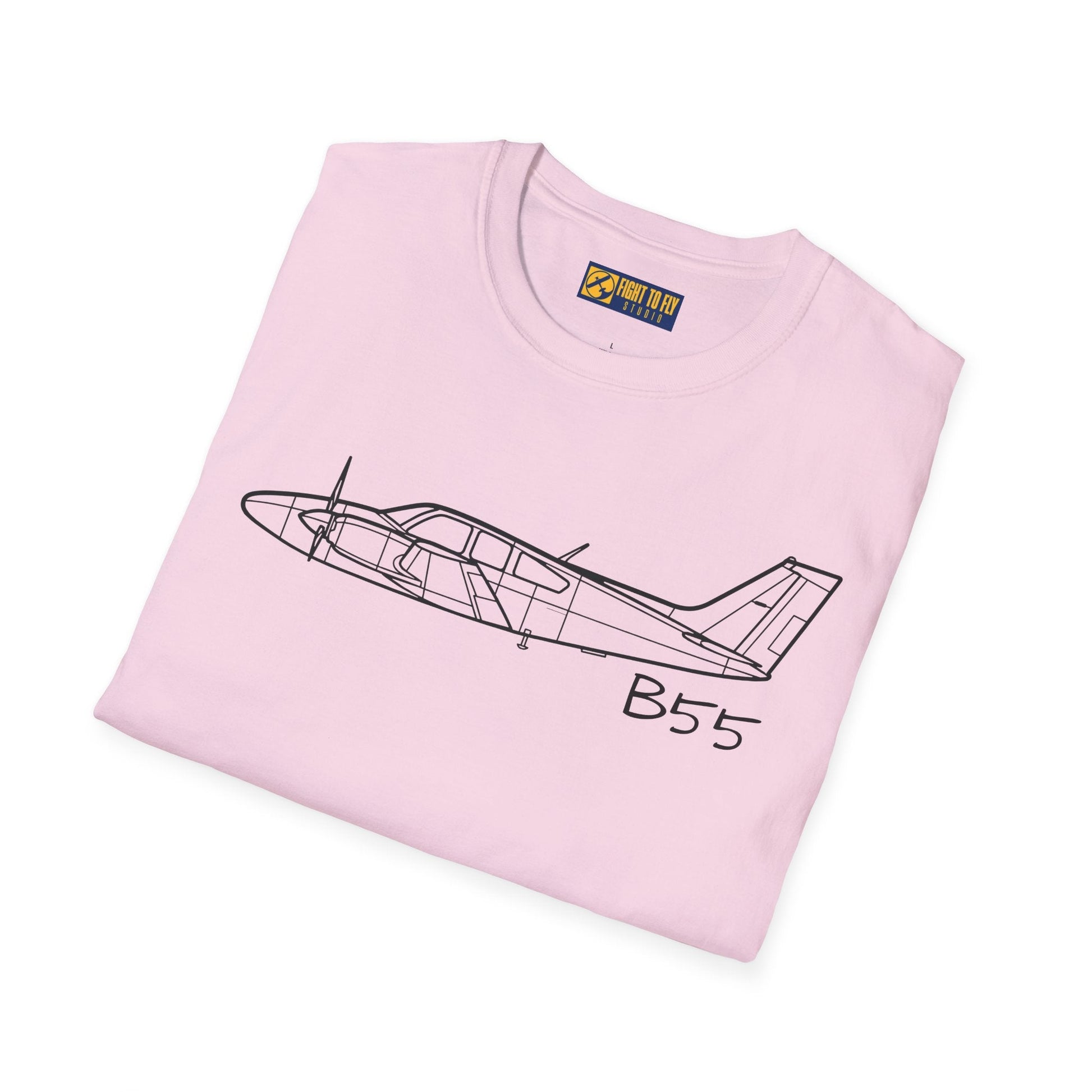 B55 Baron T-Shirt – Classic Twin-Engine Beech Tee - Gifts for pilots - Aviation apparel