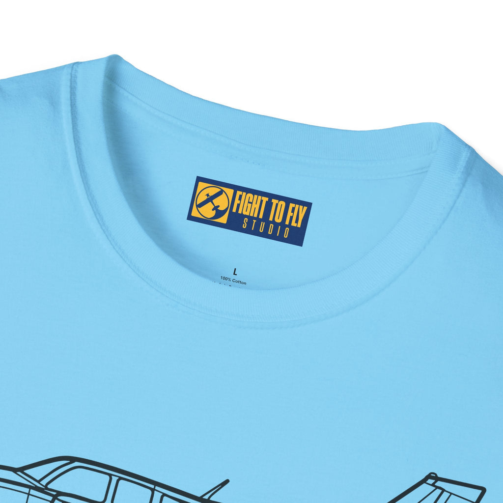 B55 Baron T-Shirt – Classic Twin-Engine Beech Tee - Gifts for pilots - Aviation apparel