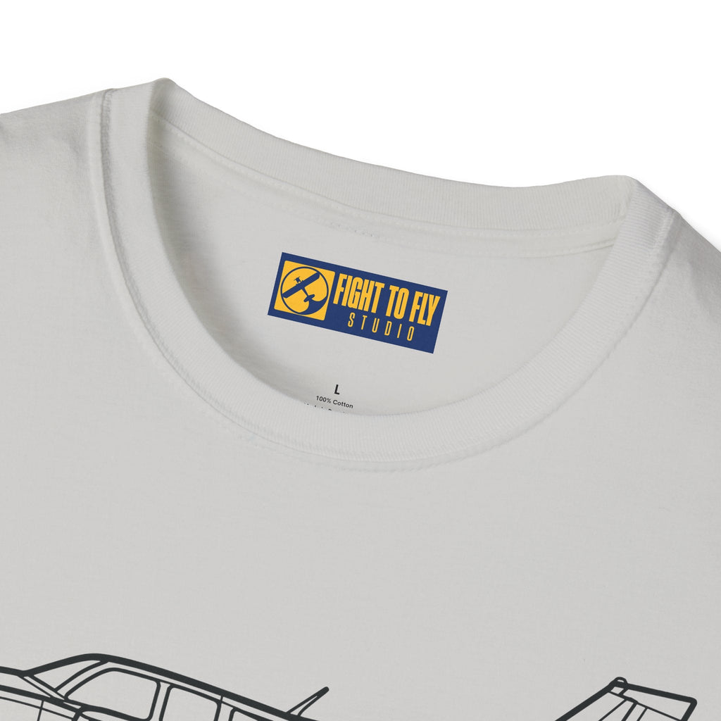 B55 Baron T-Shirt – Classic Twin-Engine Beech Tee - Gifts for pilots - Aviation apparel