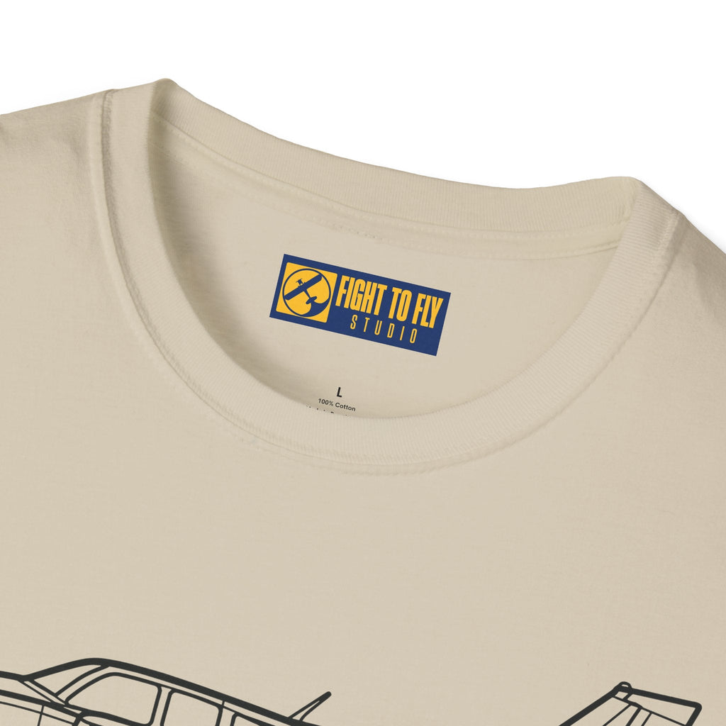 B55 Baron T-Shirt – Classic Twin-Engine Beech Tee - Gifts for pilots - Aviation apparel
