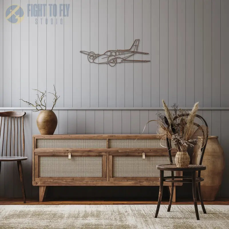 B58 Baron Die Cut Metal Wall Art - Sign - Pilot gifts - WWII warbird t-shirt