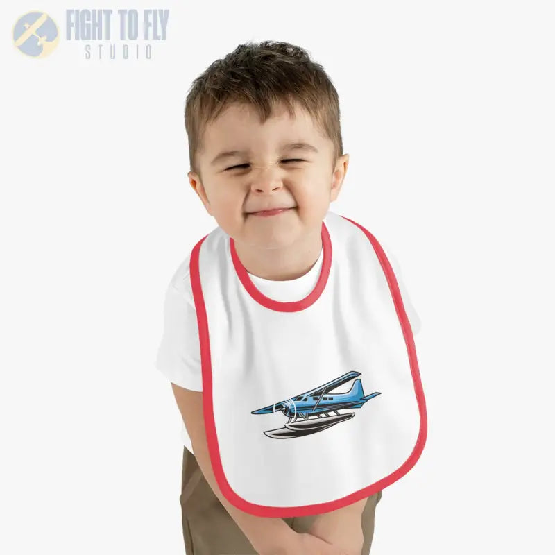 Baby Airplane Bib - Floatplane - Kids clothes - Pilot gifts - WWII warbird t-shirt