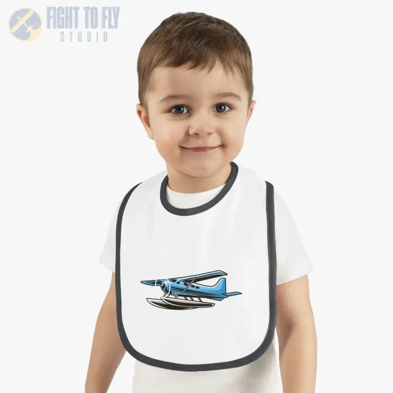 Baby Airplane Bib - Floatplane - Kids clothes - Pilot gifts - WWII warbird t-shirt