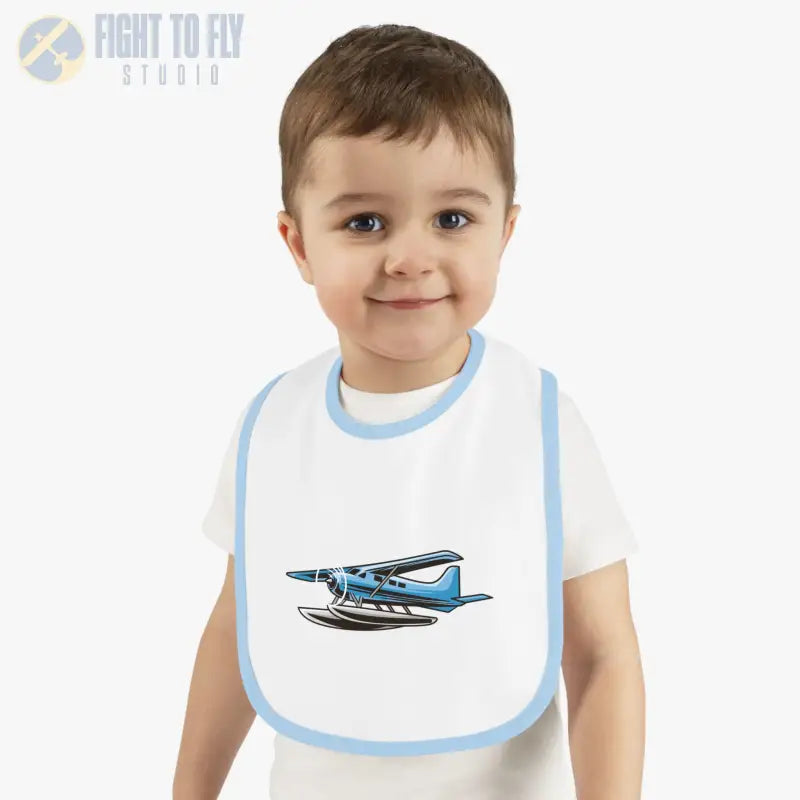 Baby Airplane Bib - Floatplane - Kids clothes - Pilot gifts - WWII warbird t-shirt