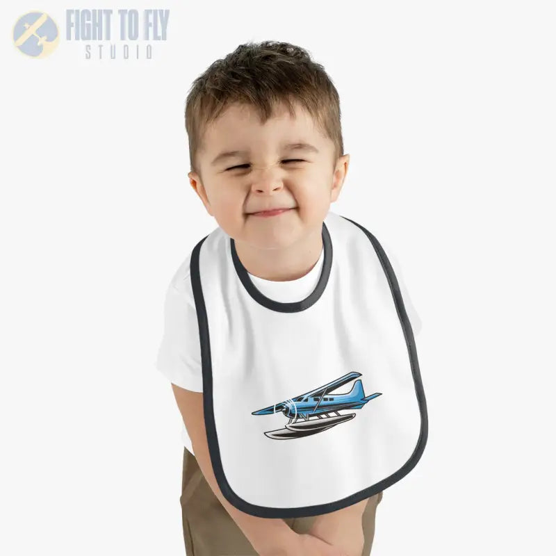 Baby Airplane Bib - Floatplane - Kids clothes - Pilot gifts - WWII warbird t-shirt