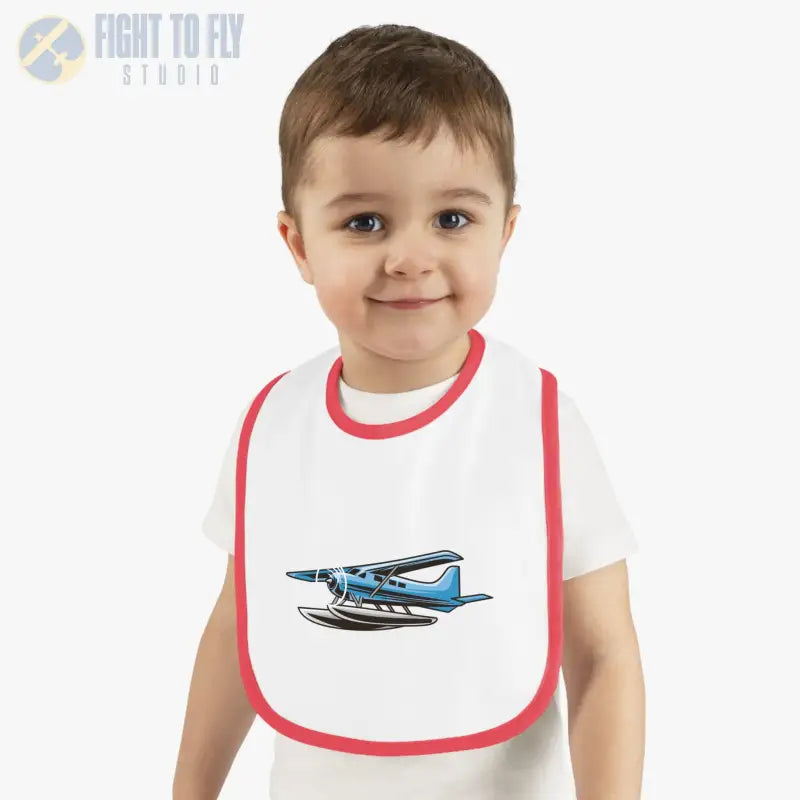 Baby Airplane Bib - Floatplane - Kids clothes - Pilot gifts - WWII warbird t-shirt