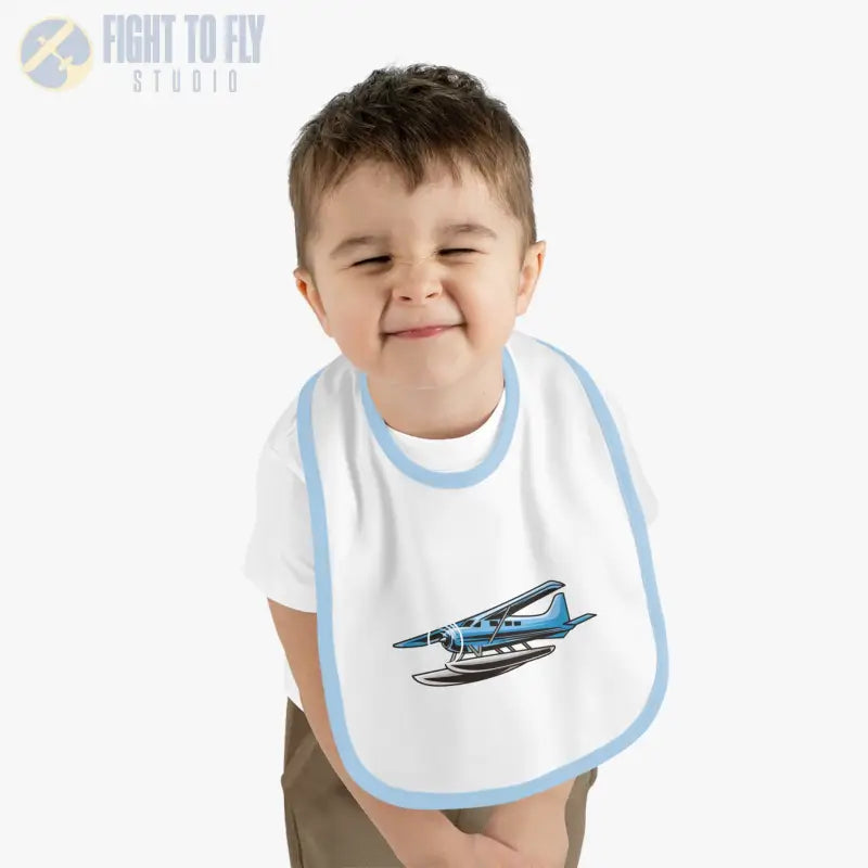 Baby Airplane Bib - Floatplane - Kids clothes - Pilot gifts - WWII warbird t-shirt