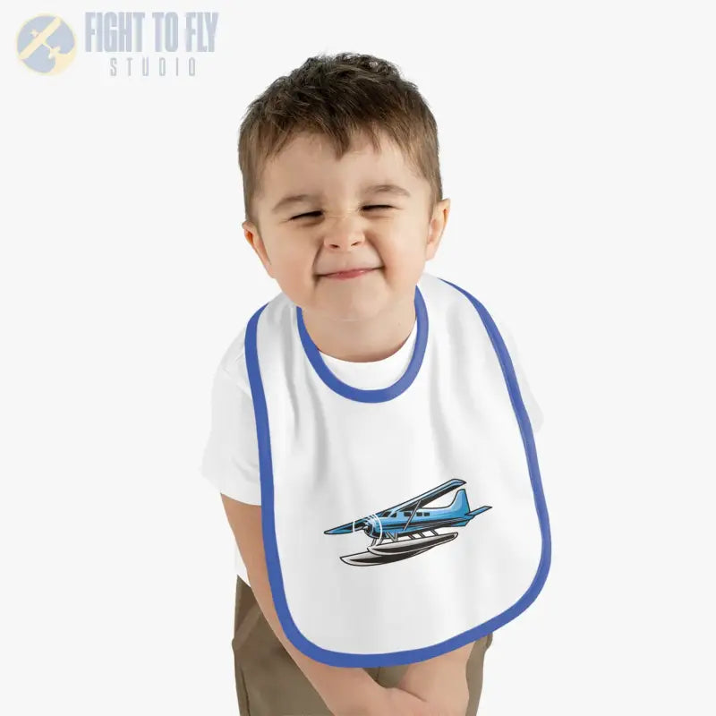 Baby Airplane Bib - Floatplane - Kids clothes - Pilot gifts - WWII warbird t-shirt