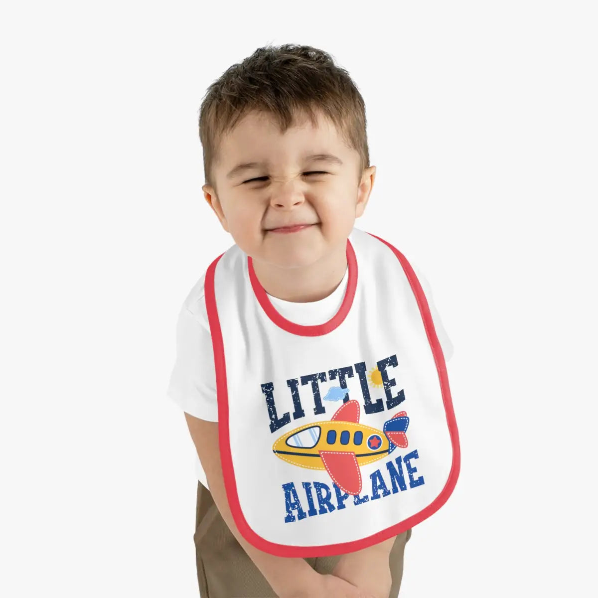 Baby Airplane Bib Little - Kids clothes - Pilot gifts - WWII warbird t-shirt