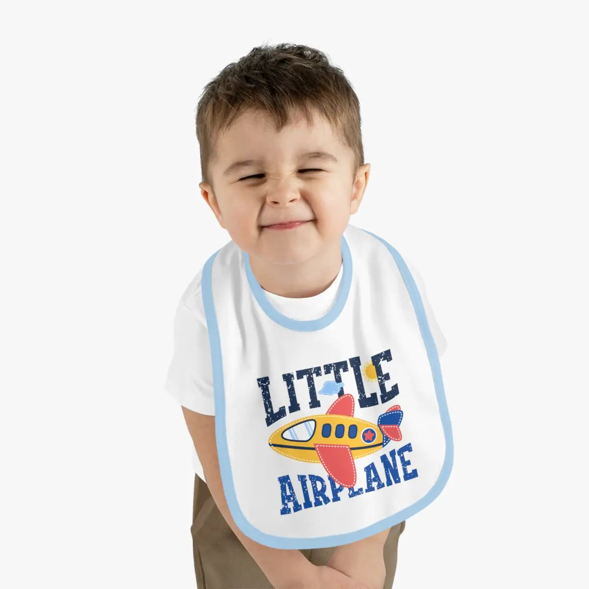 Baby Airplane Bib Little - Kids clothes - Pilot gifts - WWII warbird t-shirt