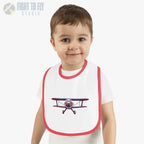 Baby Airplane Bib - Sporty Biplane - Kids clothes - Pilot gifts - WWII warbird t-shirt
