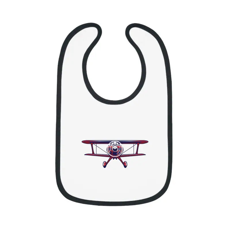 Baby Airplane Bib - Sporty Biplane - Kids clothes - Pilot gifts - WWII warbird t-shirt