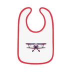 Baby Airplane Bib - Sporty Biplane - Kids clothes - Pilot gifts - WWII warbird t-shirt