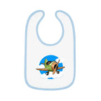 Baby Bib with Airplane Design - Open Cockpit Sportster - Kids clothes - Pilot gifts - WWII warbird t-shirt