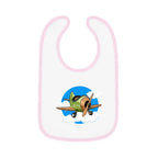 Baby Bib with Airplane Design - Open Cockpit Sportster - Kids clothes - Pilot gifts - WWII warbird t-shirt