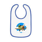 Baby Bib with Airplane Design - Open Cockpit Sportster - Kids clothes - Pilot gifts - WWII warbird t-shirt