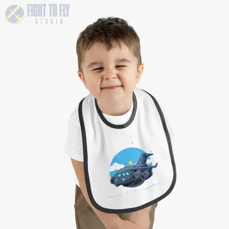 Baby Plane Bib - C-17 - Kids clothes - Pilot gifts - WWII warbird t-shirt