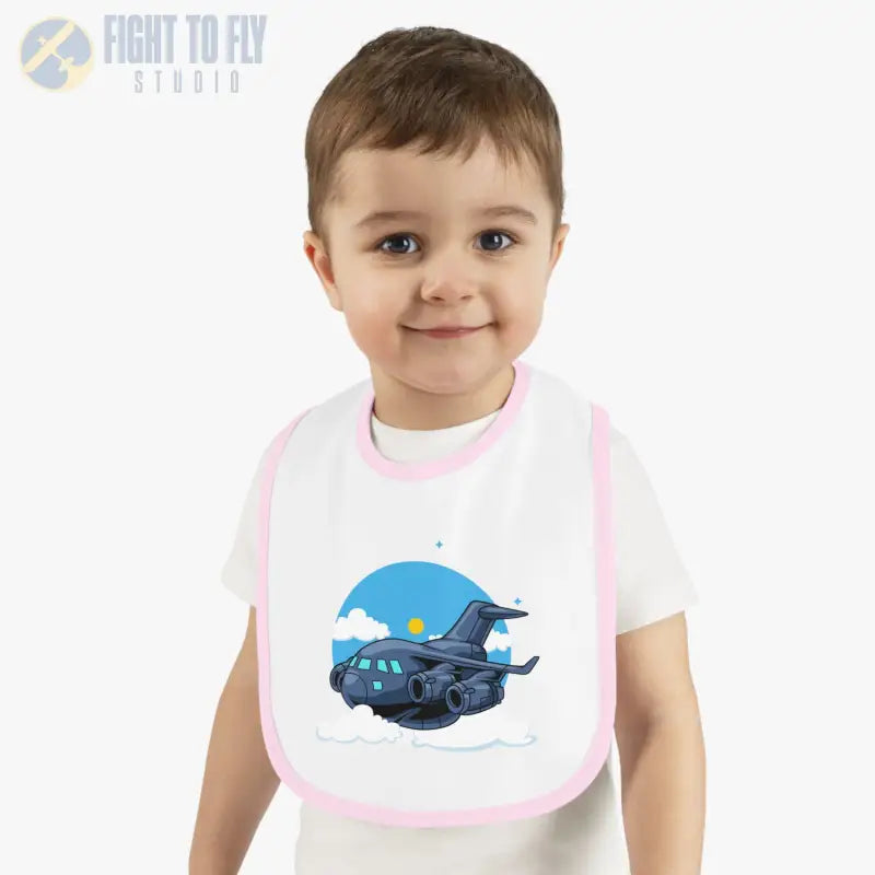 Baby Plane Bib - C-17 - Kids clothes - Pilot gifts - WWII warbird t-shirt