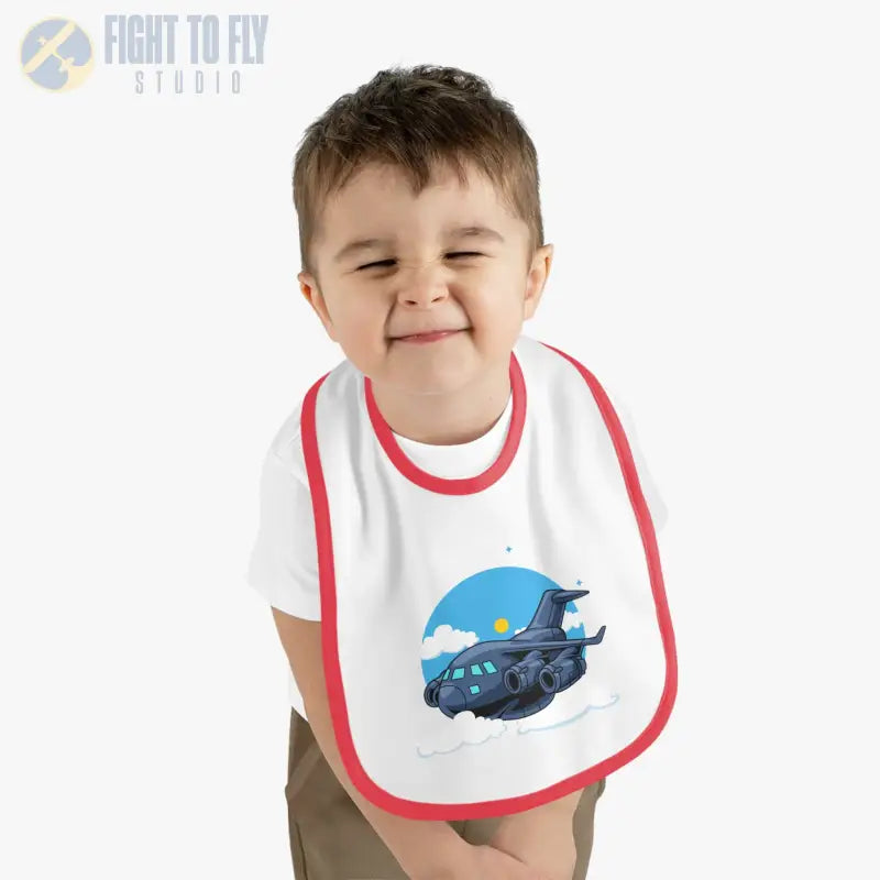 Baby Plane Bib - C-17 - Kids clothes - Pilot gifts - WWII warbird t-shirt